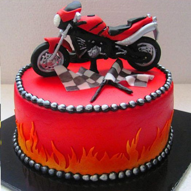 Торт красный мотоцикл купить - тобольск.сладкоежкин.рф