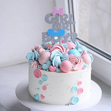 Торт "Girl or Boy" купить - тобольск.сладкоежкин.рф