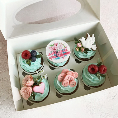 Капкейки "Любимой прабабушке" купить - тобольск.сладкоежкин.рф