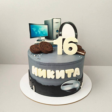 Торт "Компьютер" купить - тобольск.сладкоежкин.рф