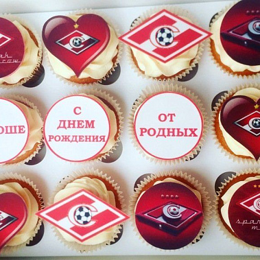 Капкейки "Спартак" купить - тобольск.сладкоежкин.рф