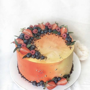 Торт «Закат» купить - тобольск.сладкоежкин.рф