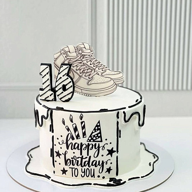 Торт "Кроссовки" купить - тобольск.сладкоежкин.рф