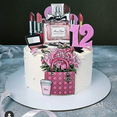 Торт "Косметика" купить - тобольск.сладкоежкин.рф