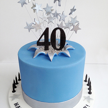 Торт "40" купить - тобольск.сладкоежкин.рф